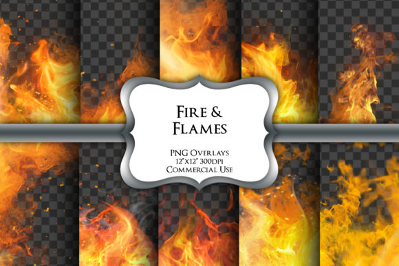 Download Fire Overlays Transparent PNG Graphics - Overlay Collection