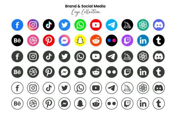 Download Popular Social Media Icons - Pop Collection