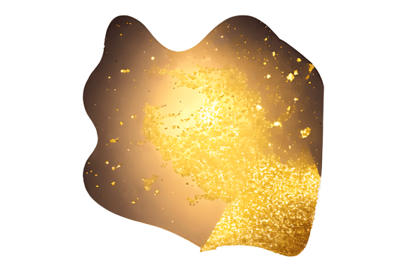 Download Irregular Golden Shape - Gold Collection