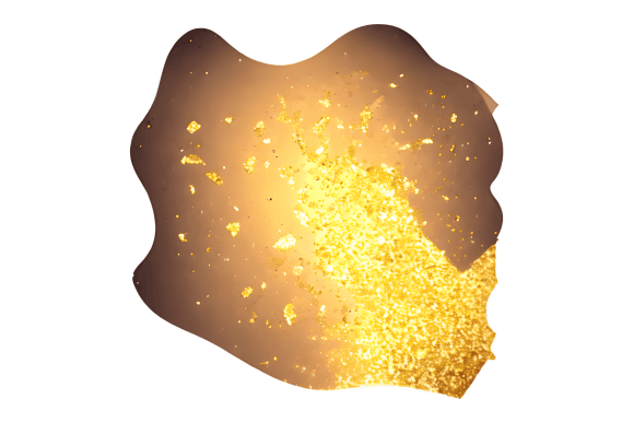 Download Irregular Golden Shape - Gold Collection