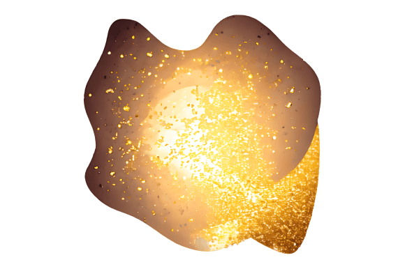 Download Irregular Golden Shape - Gold Collection