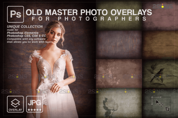 Download Fine Art Textures Photoshop Overlays Old - Overlay Collection