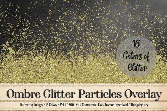 Download Ombre Glitter Splatter Overlays PNG - Overlay Collection