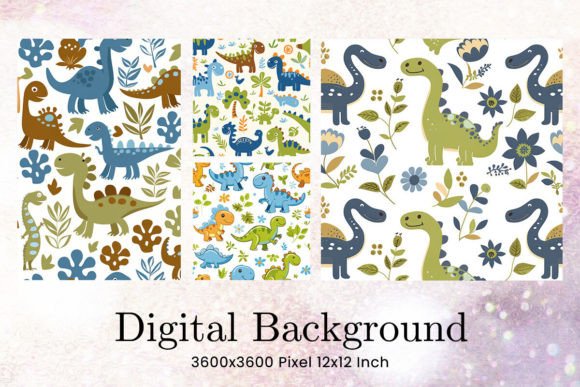 Download Dinosaur Pattern Background Wallpaper - Premium Resources