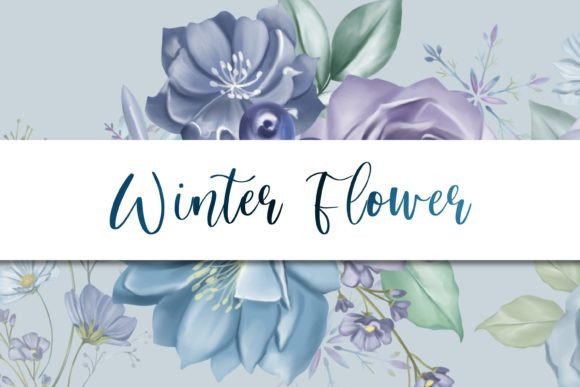 Download Winter Flower Clipart - Winter Collection