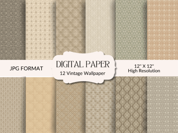 Download Seamless Victorian Vintage Wallpaper - Premium Resources