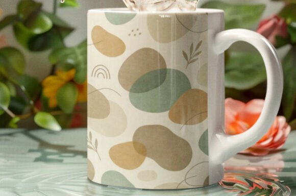 Download Soft Earthy Abstract Shapes Pattern - Earthy abstract shapes Collection
